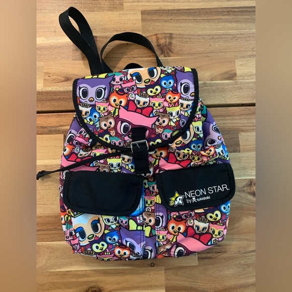 Neonstar by Tokidoki Loungefly Backpack| Colorful Owls| Unisex - Picture 3 of 13